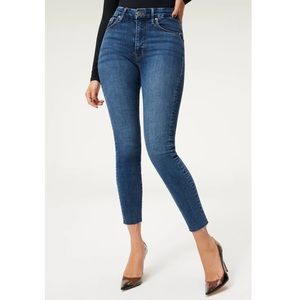 Good American Raw Hem Denim